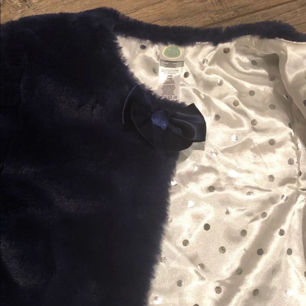 Dark navy Little Me coat